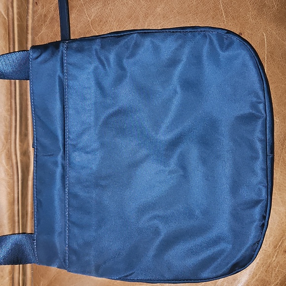 TUMI Navy Blue Nylon Crossbody Bag Gold Toned Hardware - Picture 6 of 12